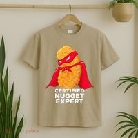 Chicken Nugget Certified Nugget Expert Halloween Costume T-Shirt thumb 2