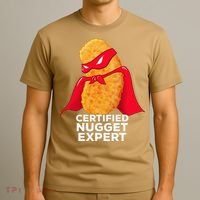 Chicken Nugget Certified Nugget Expert Halloween Costume T-Shirt thumb 3