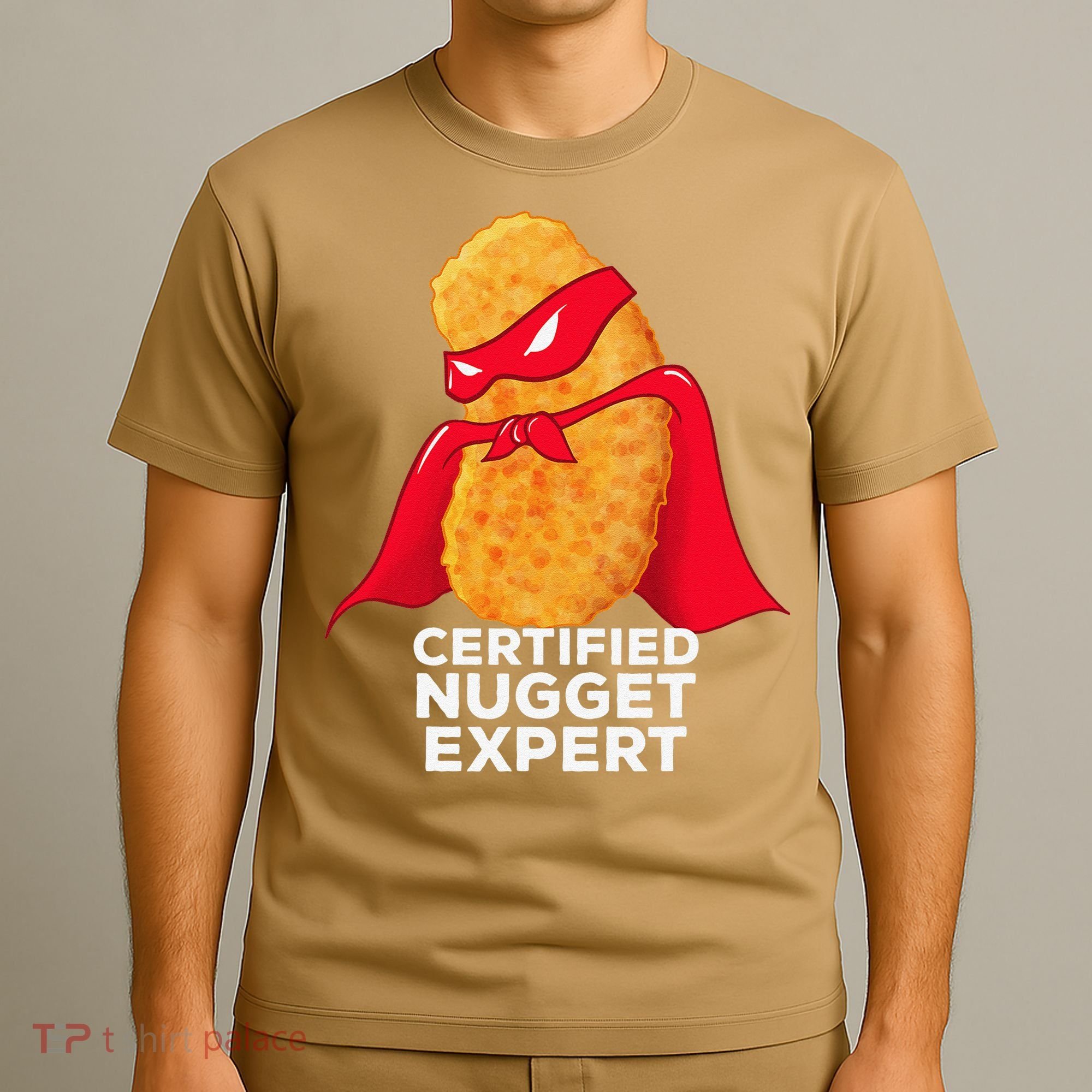 Chicken Nugget Certified Nugget Expert Halloween Costume T-Shirt