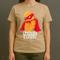 Chicken Nugget Certified Nugget Expert Halloween Costume T-Shirt thumb 4