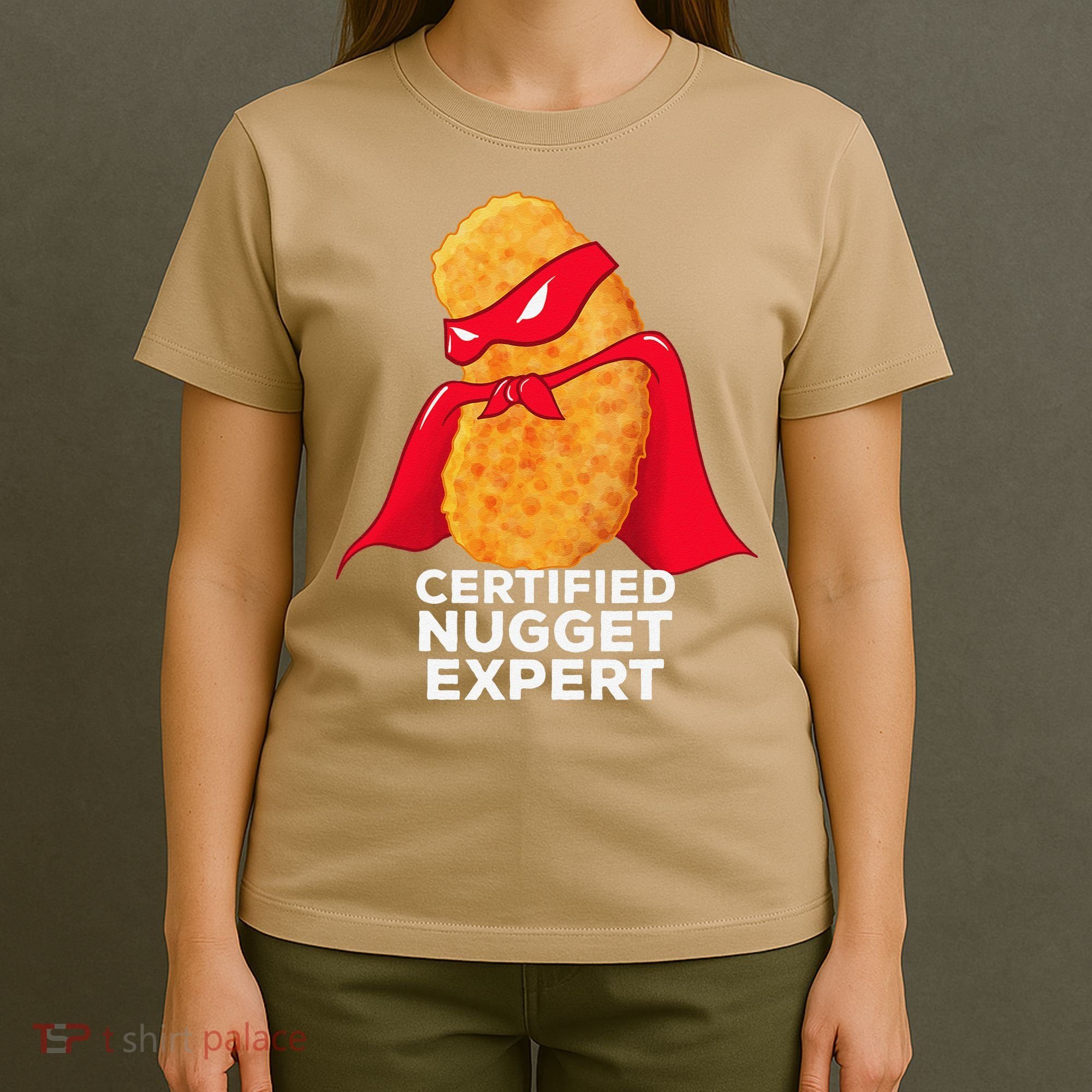 Chicken Nugget Certified Nugget Expert Halloween Costume T-Shirt