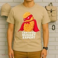 Chicken Nugget Certified Nugget Expert Halloween Costume T-Shirt thumb 6