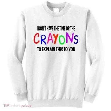 Crayons Novelty Sweatshirt