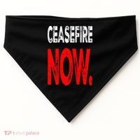 Ceasefire NOW USA-Made Doggie Bandana thumb 0