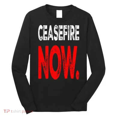 Ceasefire NOW Long Sleeve Shirt