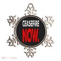 Ceasefire NOW Ornament thumb 0