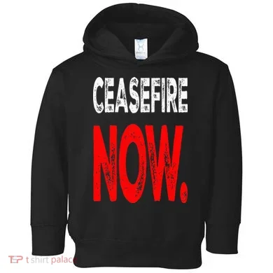 Ceasefire NOW Toddler Hoodie