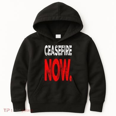 Ceasefire NOW Kids Hoodie