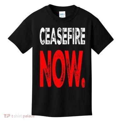 Ceasefire NOW Kids T-Shirt
