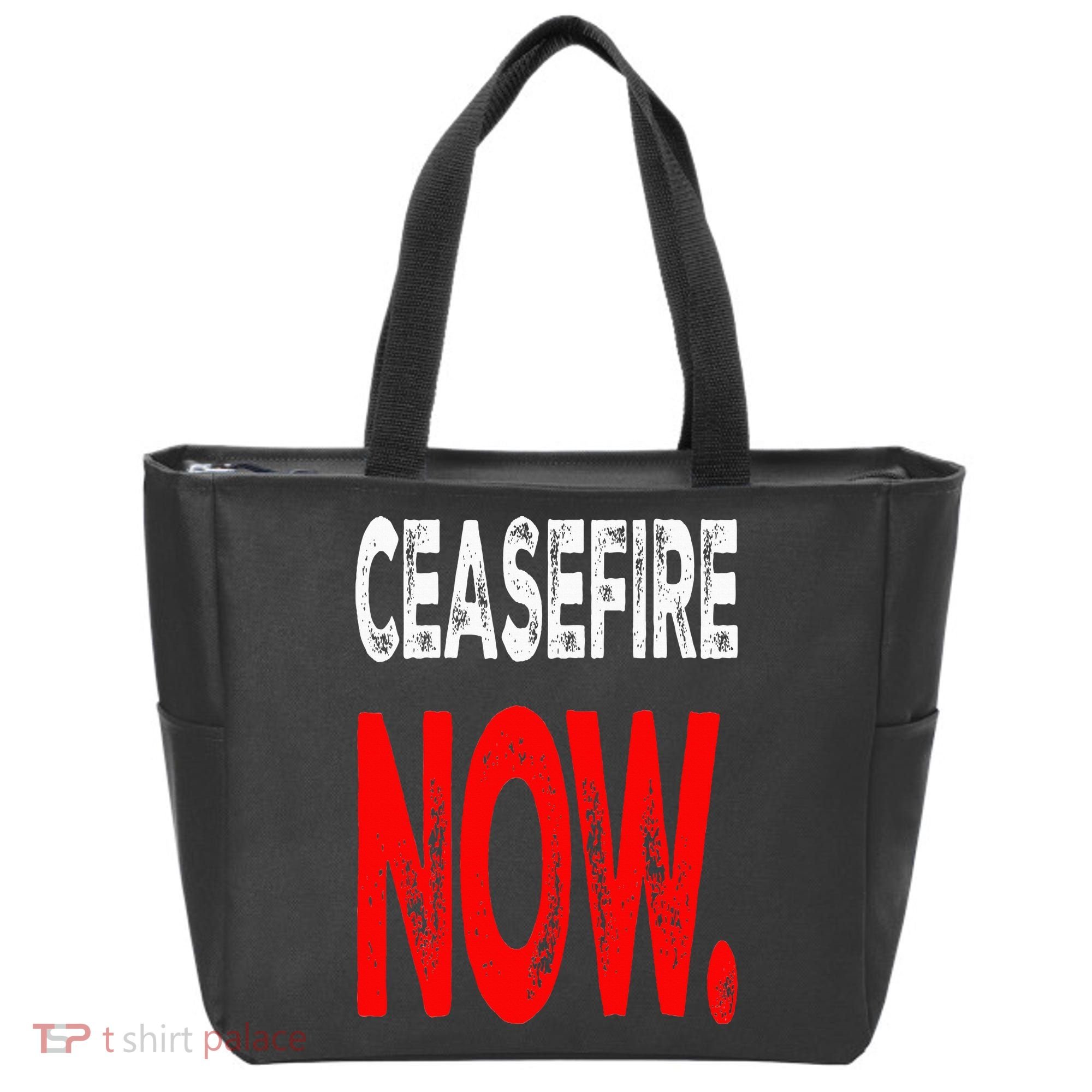 Ceasefire NOW Tote Bag
