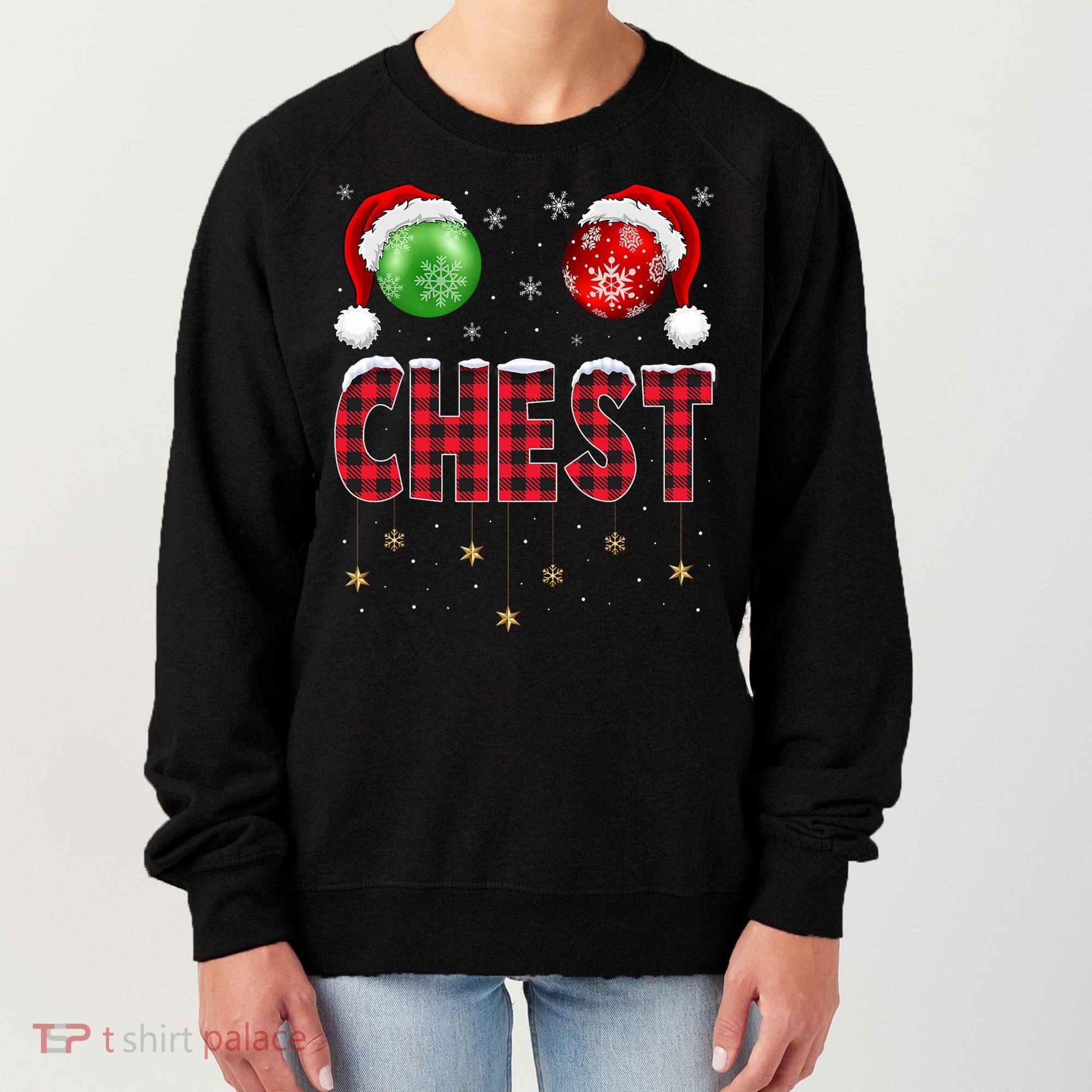 Chest Nuts Christmas Matching Couple Chestnuts Gift Women's Sweatshirt