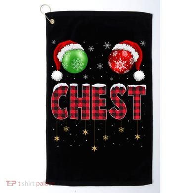 Chest Nuts Christmas Matching Couple Chestnuts Gift Golf Towel
