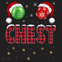 Chest Nuts Christmas Matching Couple Chestnuts Gift Golf Towel thumb 3