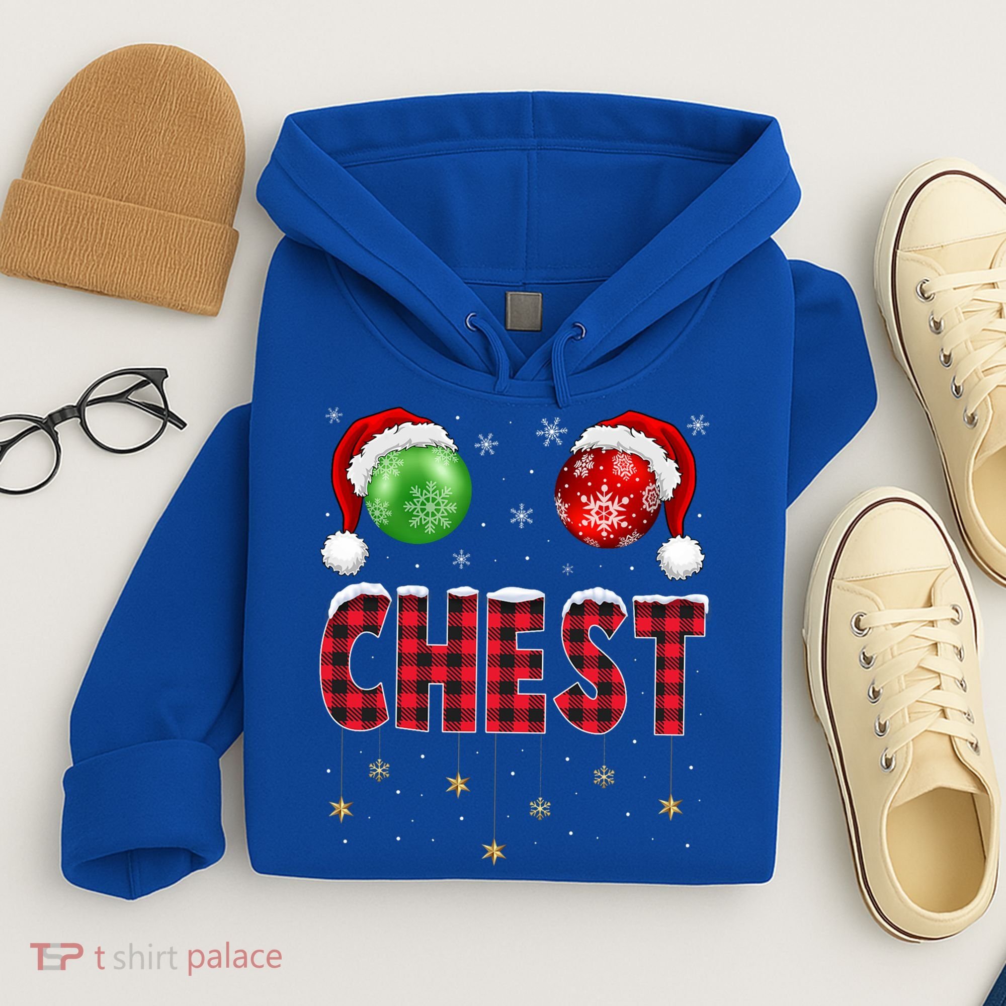 Chest Nuts Christmas Matching Couple Chestnuts Gift Hoodie