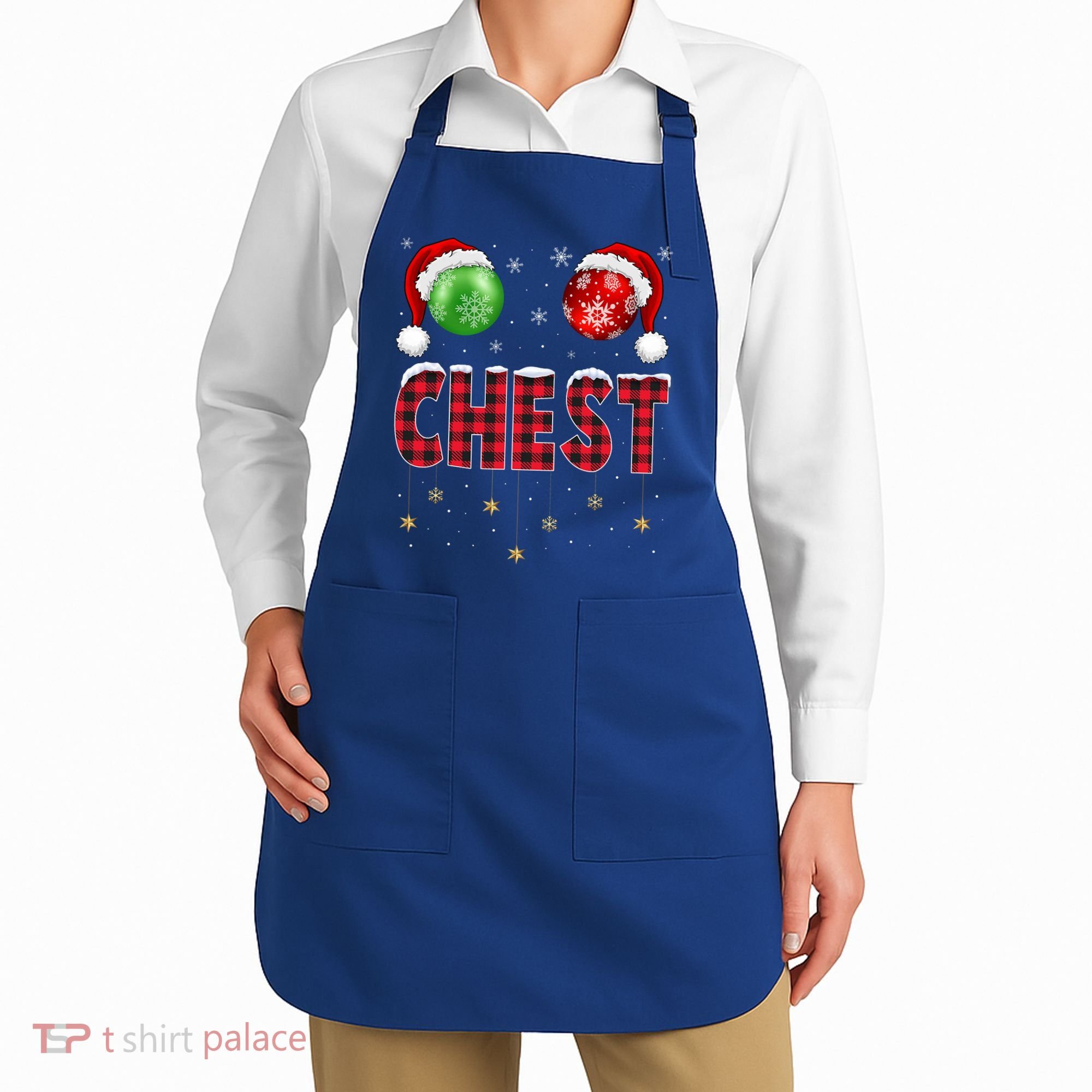 Chest Nuts Christmas Matching Couple Chestnuts Gift Apron