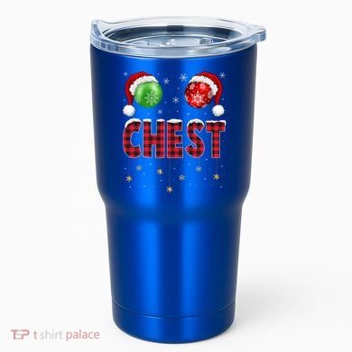 Chest Nuts Christmas Matching Couple Chestnuts Gift Tumbler