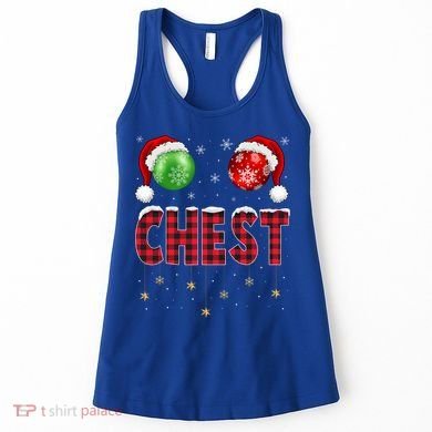 Chest Nuts Christmas Matching Couple Chestnuts Gift Women's Tank Top