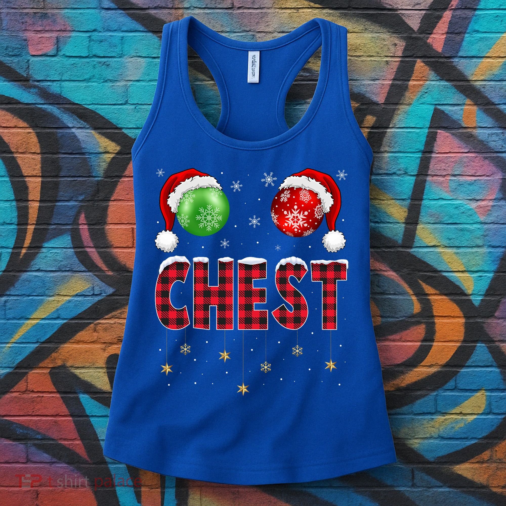 Chest Nuts Christmas Matching Couple Chestnuts Gift Women's Tank Top