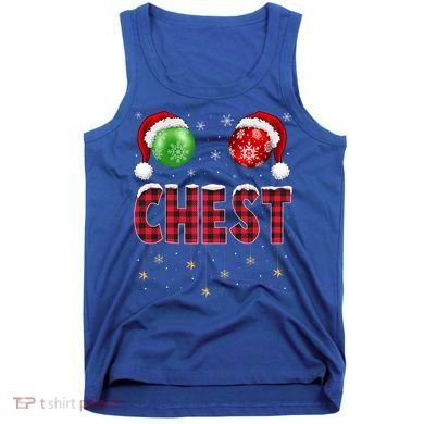 Chest Nuts Christmas Matching Couple Chestnuts Gift Tank Top