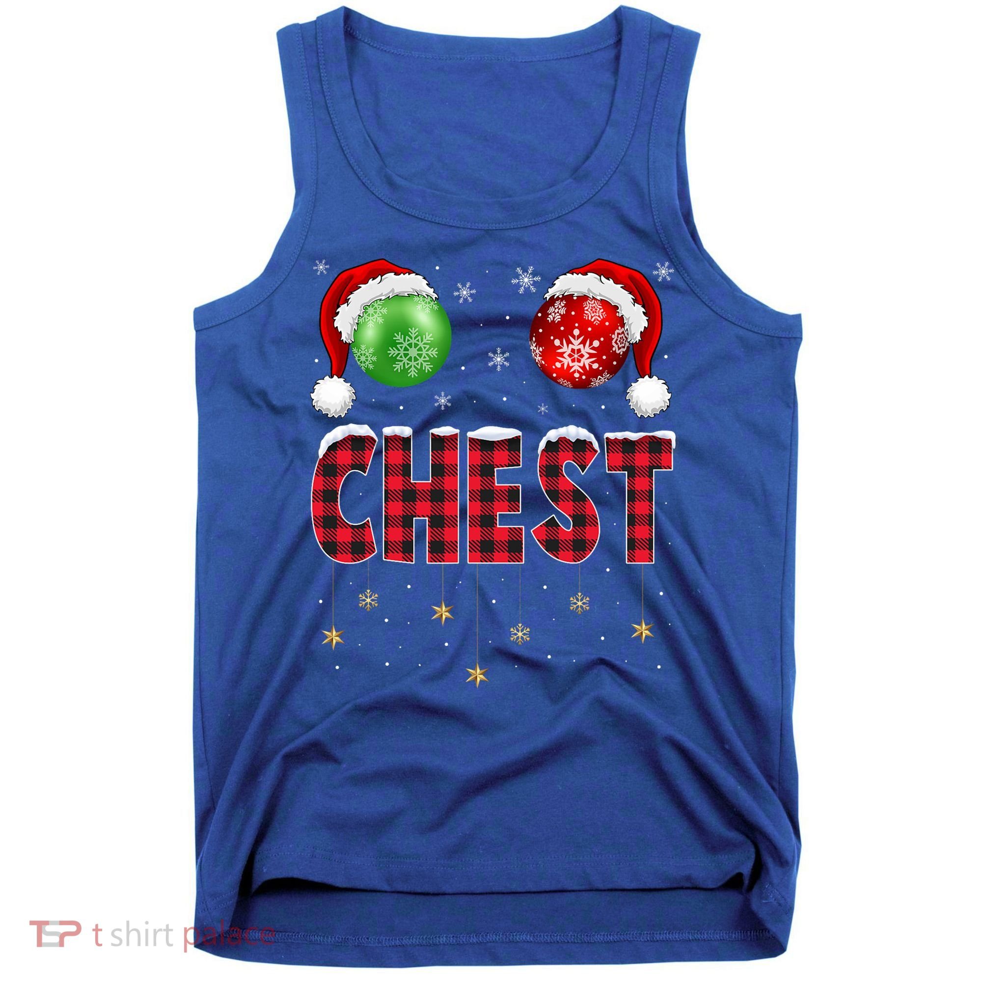 Chest Nuts Christmas Matching Couple Chestnuts Gift Tank Top