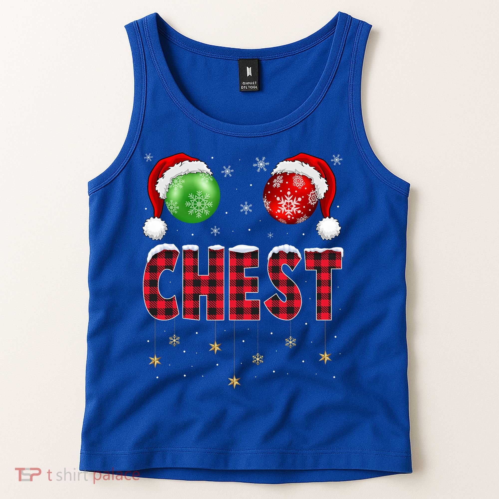 Chest Nuts Christmas Matching Couple Chestnuts Gift Tank Top