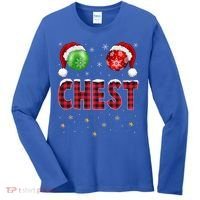 Chest Nuts Christmas Matching Couple Chestnuts Gift Women's Long Sleeve Shirt thumb 0