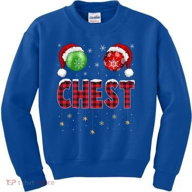 Chest Nuts Christmas Matching Couple Chestnuts Gift Kids Sweatshirt