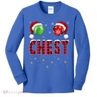 Chest Nuts Christmas Matching Couple Chestnuts Gift Kids Long Sleeve Shirt thumb 0