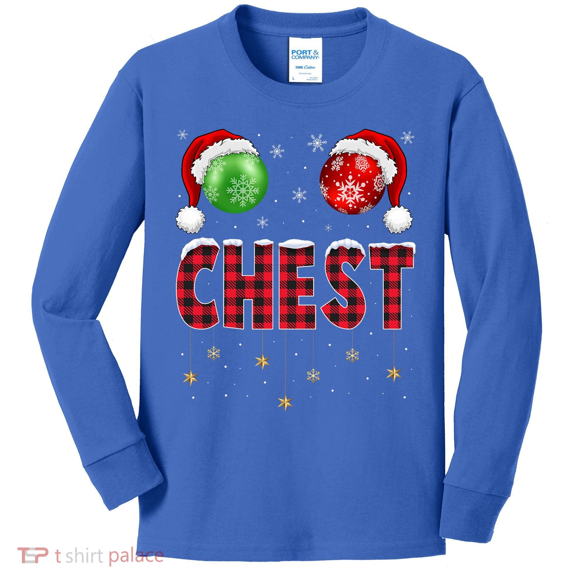 Chest Nuts Christmas Matching Couple Chestnuts Gift Kids Long Sleeve Shirt
