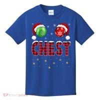Chest Nuts Christmas Matching Couple Chestnuts Gift Kids T-Shirt thumb 0