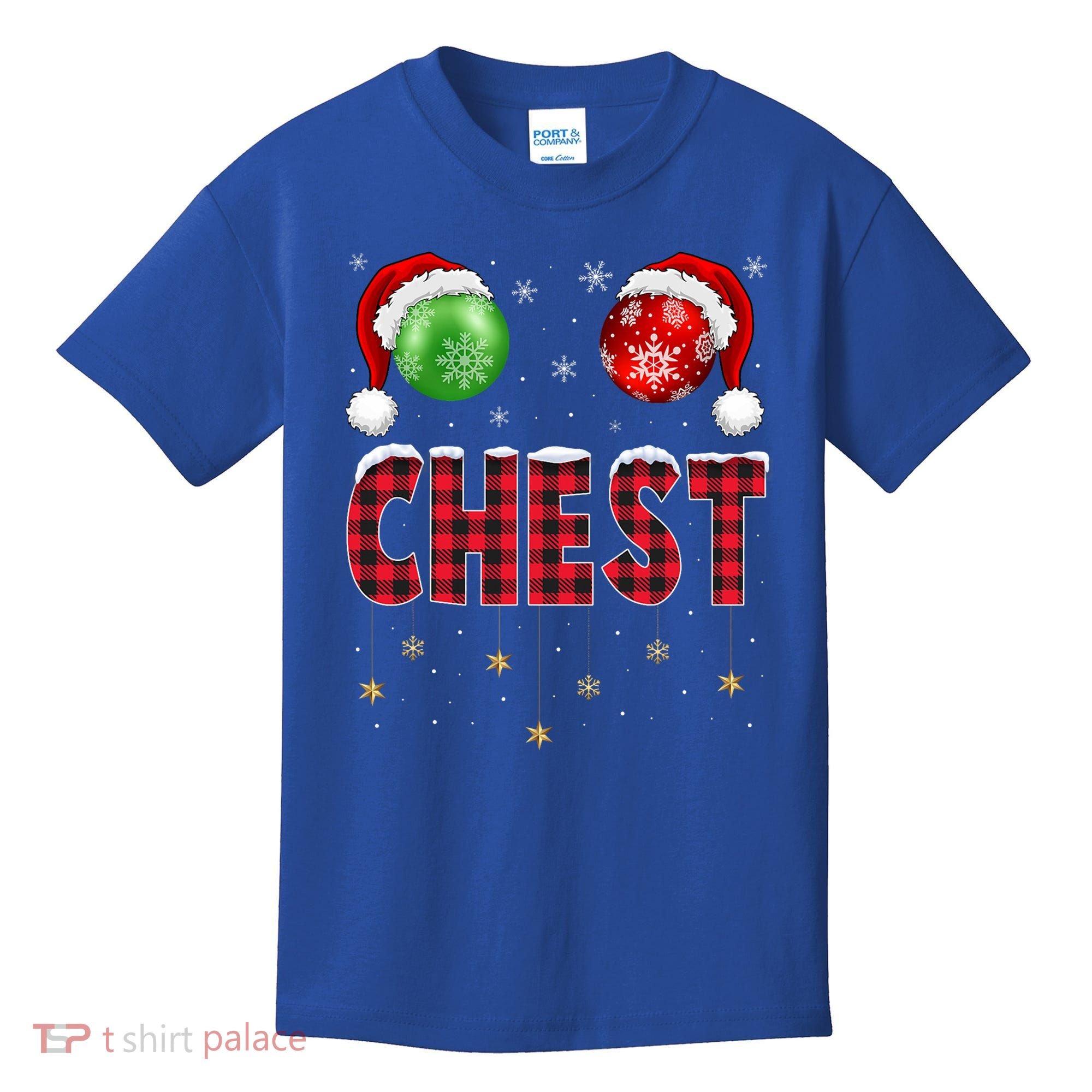 Chest Nuts Christmas Matching Couple Chestnuts Gift Kids T-Shirt