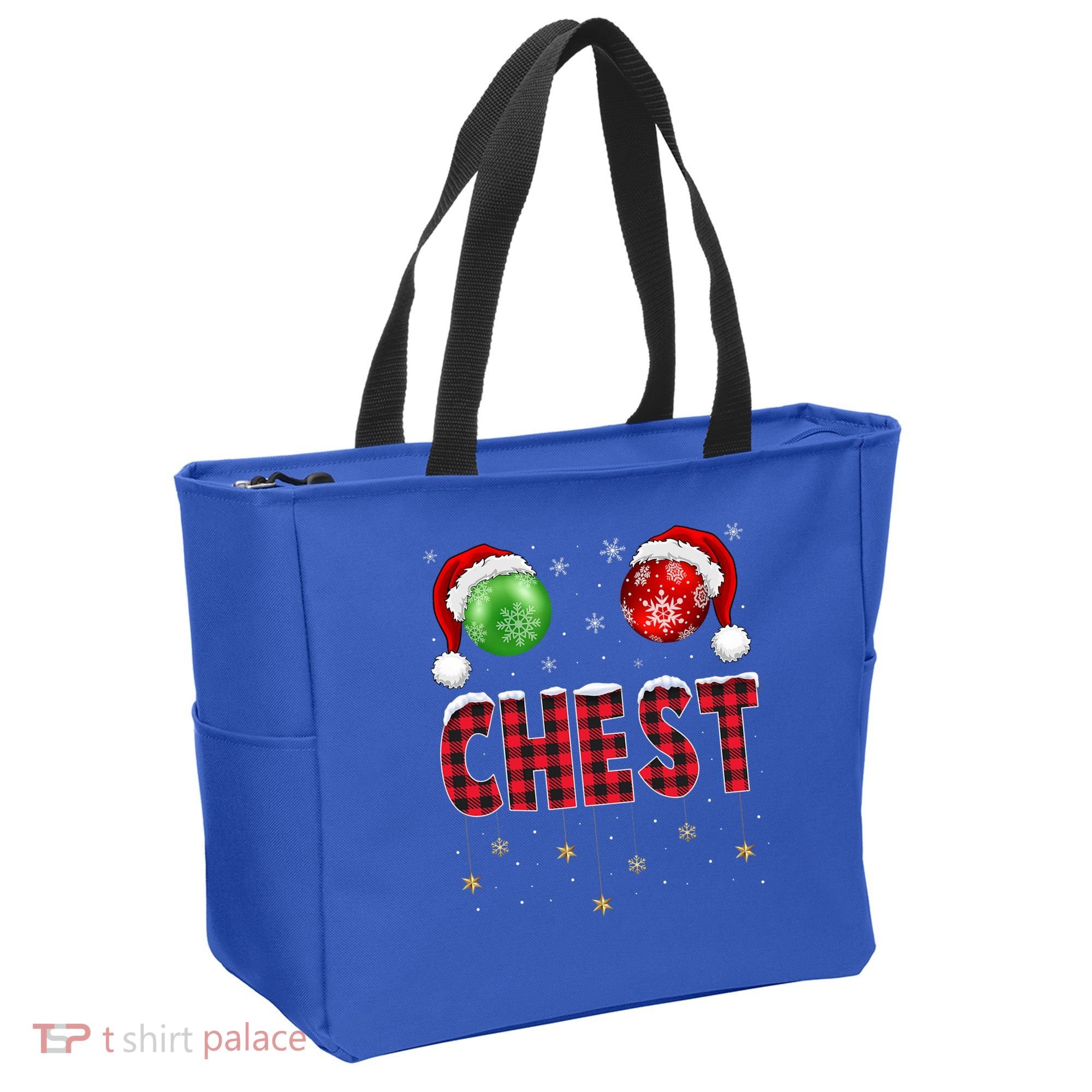 Chest Nuts Christmas Matching Couple Chestnuts Gift Tote Bag