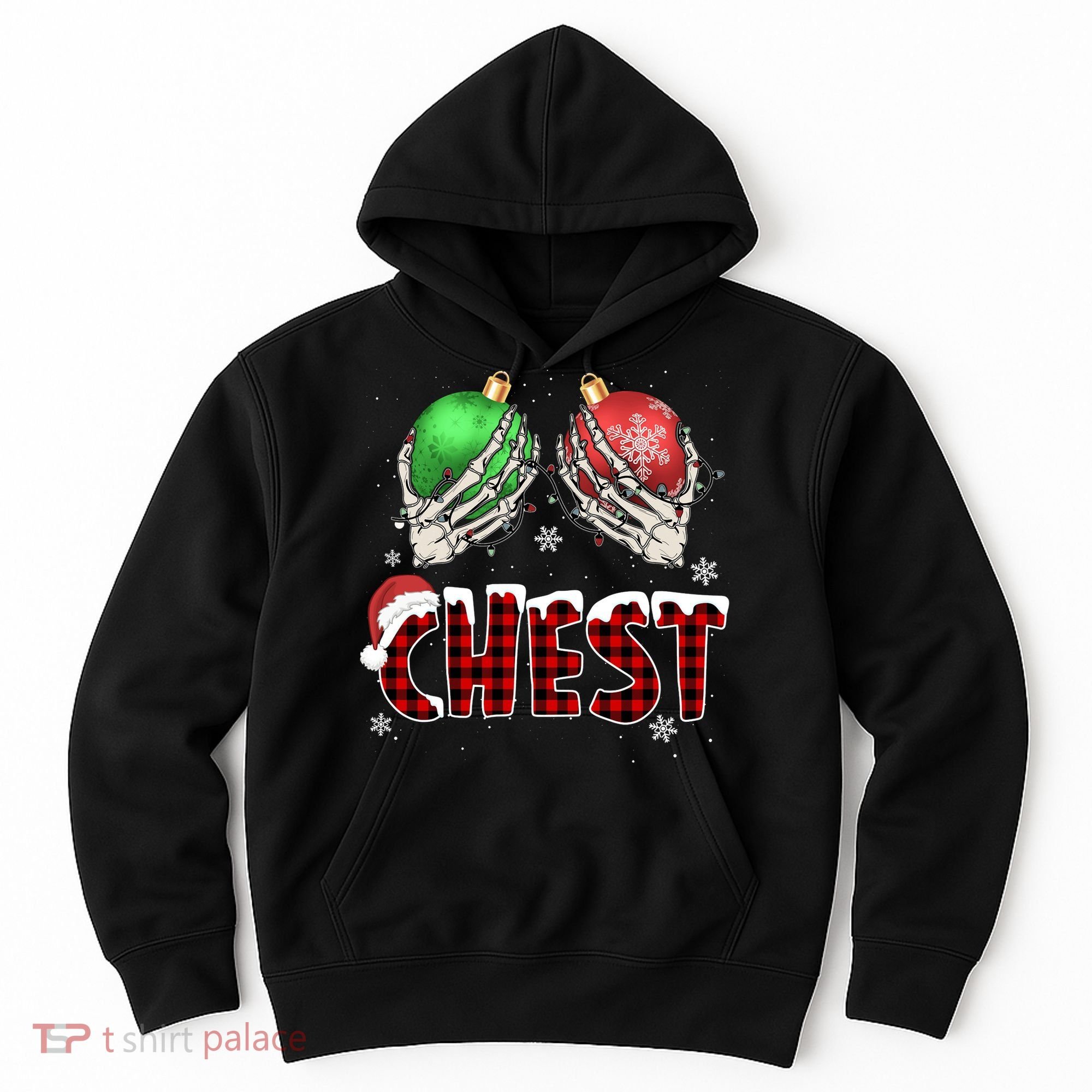 Chest Nuts Christmas Chestnuts Xmas Couple Matching Costume Hoodie