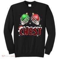 Chest Nuts Christmas Chestnuts Xmas Couple Matching Costume Sweatshirt thumb 0