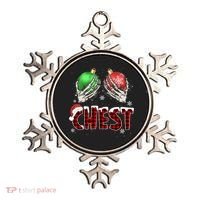 Chest Nuts Christmas Chestnuts Xmas Couple Matching Costume Ornament thumb 0