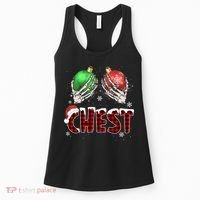 Chest Nuts Christmas Chestnuts Xmas Couple Matching Costume Women's Tank Top thumb 0