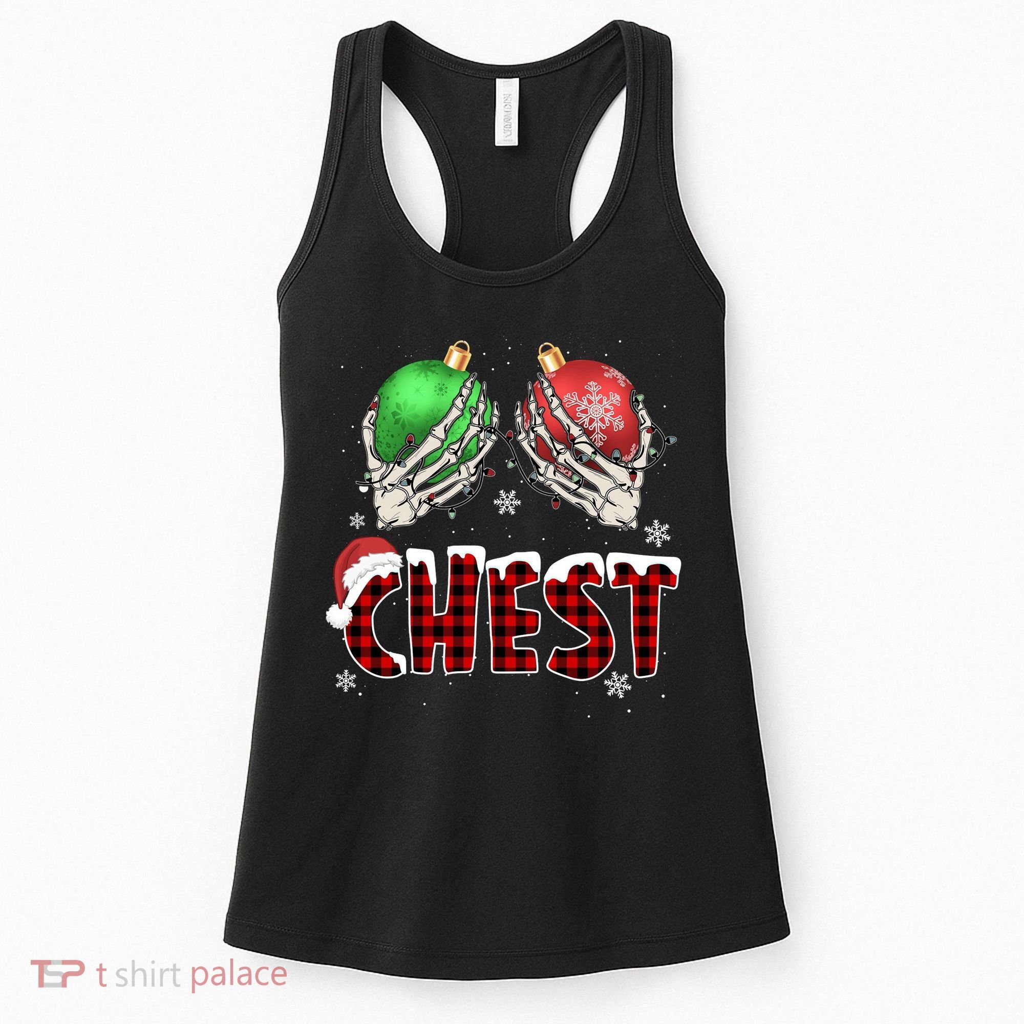 Chest Nuts Christmas Chestnuts Xmas Couple Matching Costume Women's Tank Top