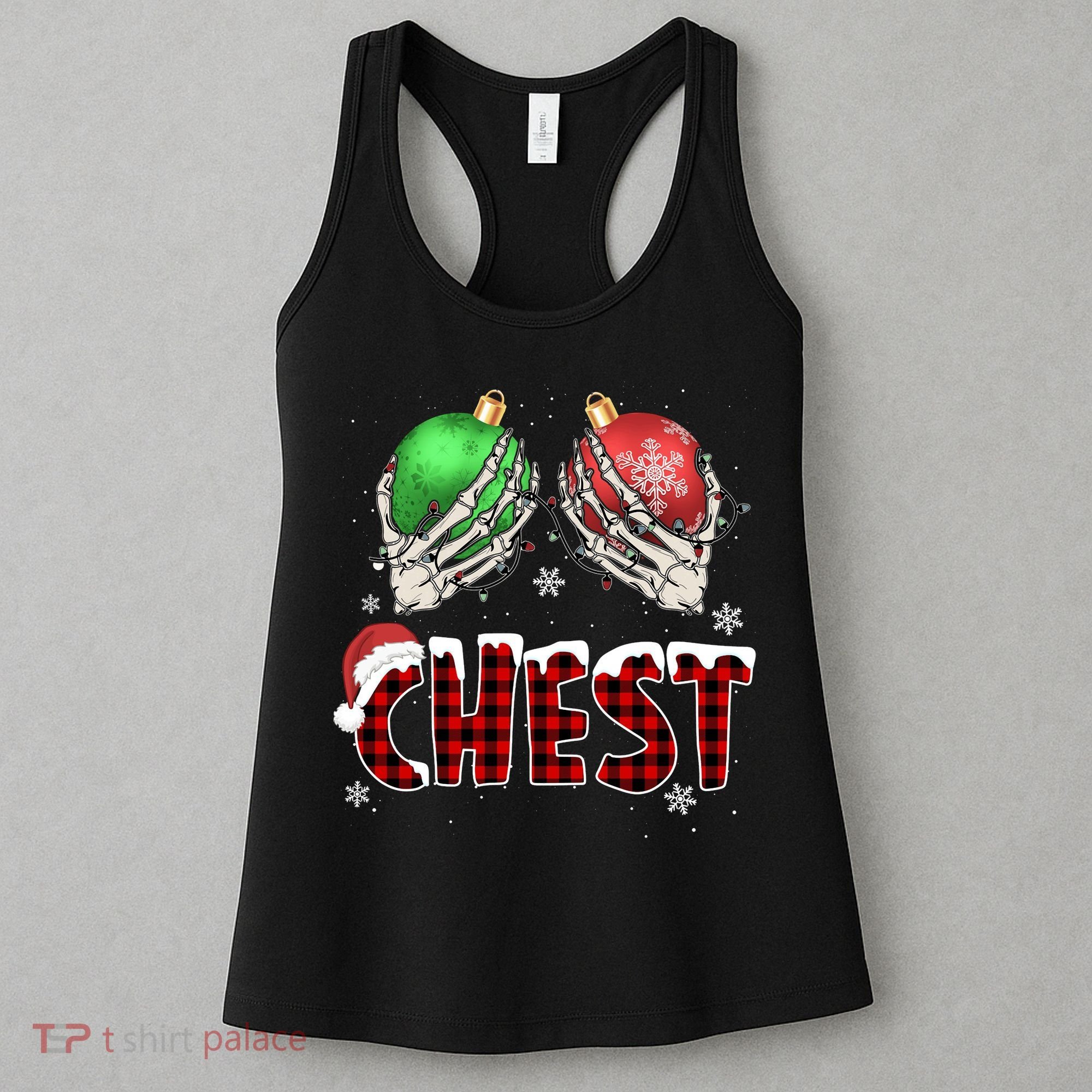 Chest Nuts Christmas Chestnuts Xmas Couple Matching Costume Women's Tank Top