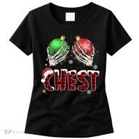 Chest Nuts Christmas Chestnuts Xmas Couple Matching Costume Women's T-Shirt thumb 0
