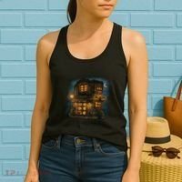 Cafe Night Women's Tank Top thumb 2