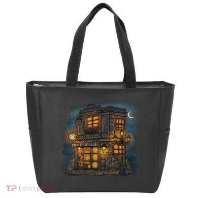Cafe Night Tote Bag