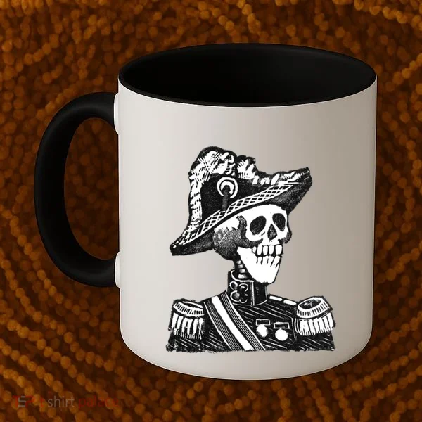 Calaca Naval Capitan Cool Gift Mexico Skeleton Style Gift Coffee Mug