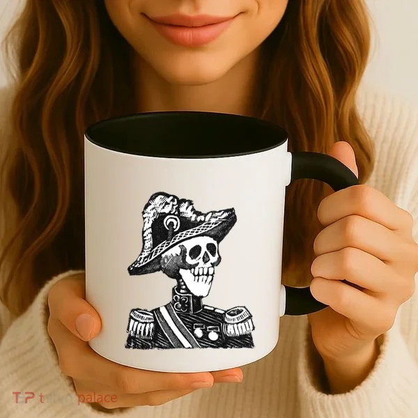 Calaca Naval Capitan Cool Gift Mexico Skeleton Style Gift Coffee Mug