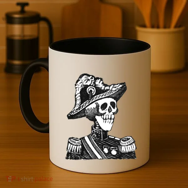 Calaca Naval Capitan Cool Gift Mexico Skeleton Style Gift Coffee Mug