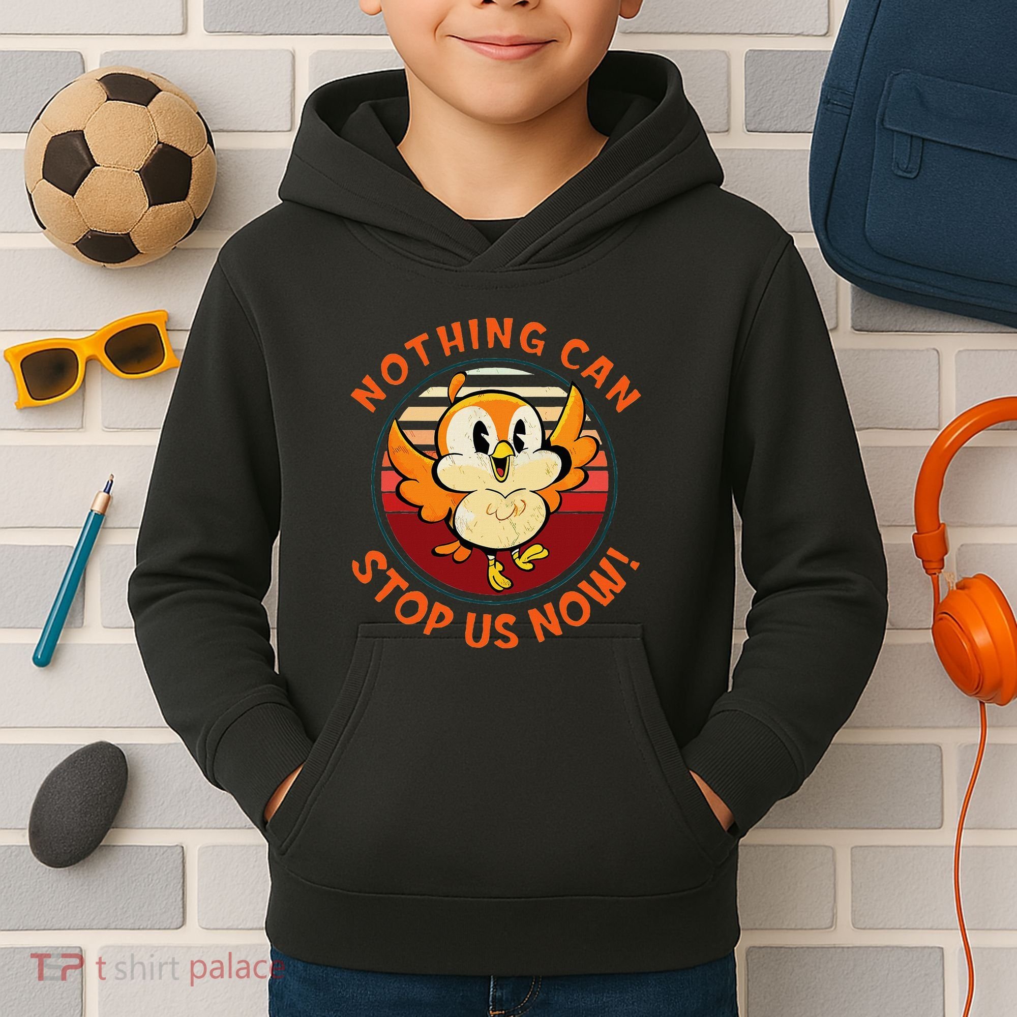 Chuuby Nothing Can Stop Us Now Kids Hoodie
