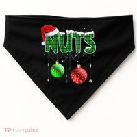 Chest Nuts Christmas Matching Couple Chestnuts USA-Made Doggie Bandana thumb 0