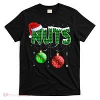 Chest Nuts Christmas Matching Couple Chestnuts T-Shirt thumb 0
