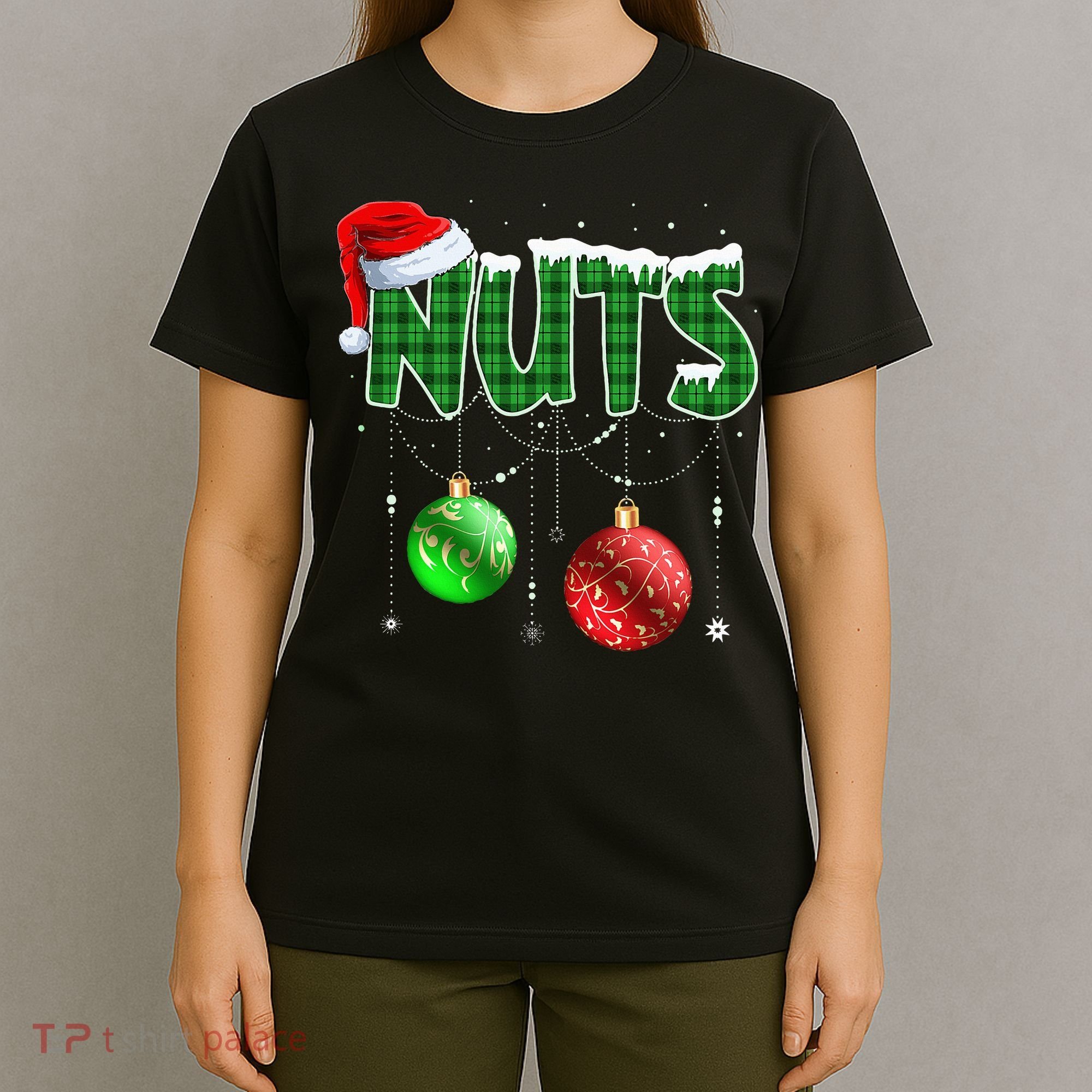 Chest Nuts Christmas Matching Couple Chestnuts T-Shirt