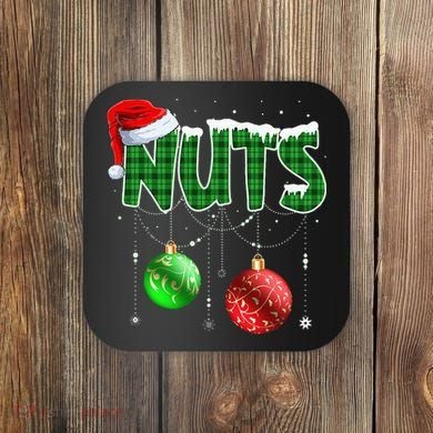 Chest Nuts Christmas Matching Couple Chestnuts Coaster