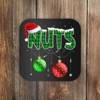 Chest Nuts Christmas Matching Couple Chestnuts Coaster thumb 0